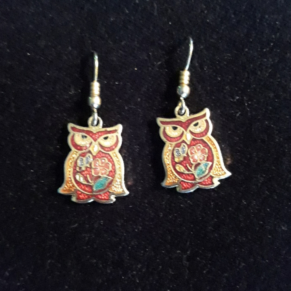 Vintage Owl Earrings